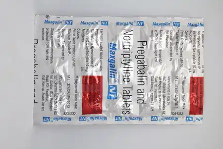 मैक्सगैलिन एनटी 10mg/75mg टैबलेट 15s