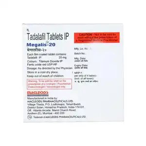 Megalis 20mg Tablet 4s