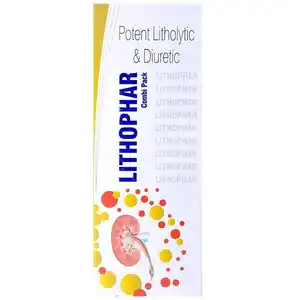 Lithophar Combi Pack of Syrup 200ml & 18 Capsule 1s
