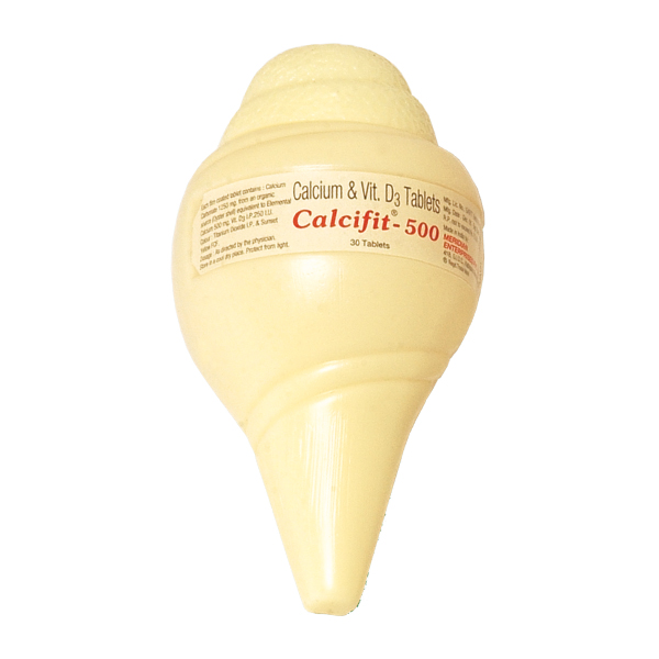 Calcifit 500mg Tablet 30s