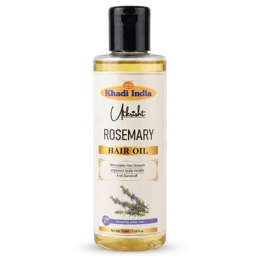 Khadi India Utkrisht Rosemary Hair Oil 210ml