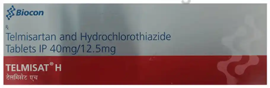 टेलमिसाट एच 40mg/12.5mg टैबलेट 15s