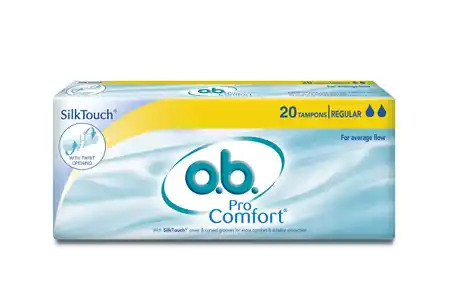 O B Pro Comfort Tampons 20s