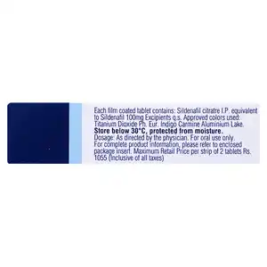 Viagra 100mg Tablet 2s