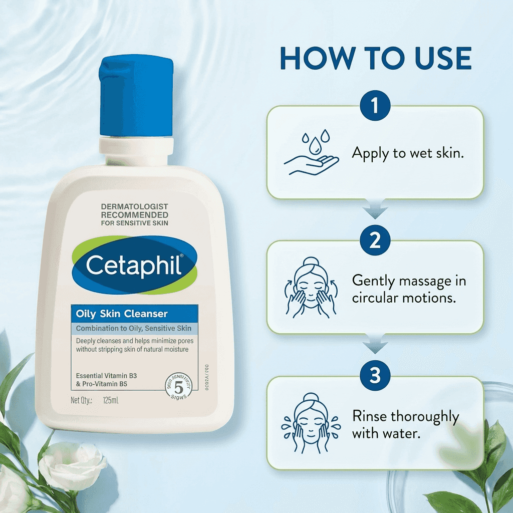 Cetaphil Oily Skin Cleanser 125ml – ingredients and composition