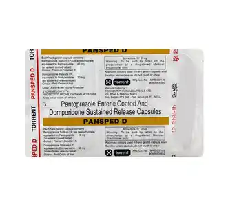 Pansped D 30mg/40mg Capsule SR 10s