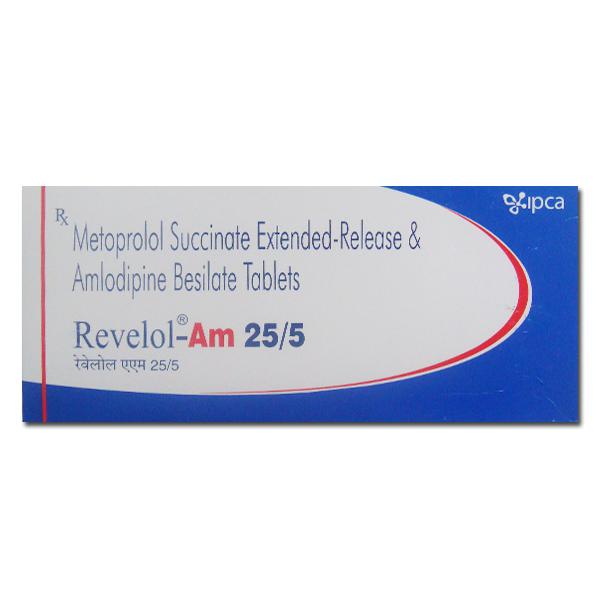 Revelol-AM 25mg/5mg Tablet ER 10s