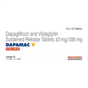 Dapamac V 10mg/100mg Tablet SR 10s