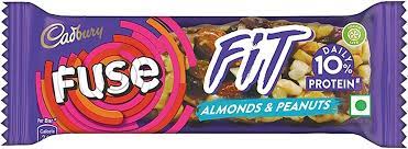 Cadbury Fuse Fit Chocolate Almond And PE 40 GM