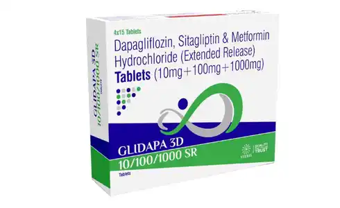 گلڈاپا 3D 10mg/100mg/1000mg ٹیبلٹ ER 15s