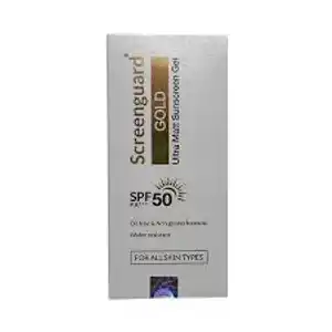 Screenguard Gold Ultra Matte Sunecreen Gel SPF 50 PA+++ 50gm