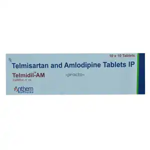 Telmidil AM 40mg/5mg Tablet 10s