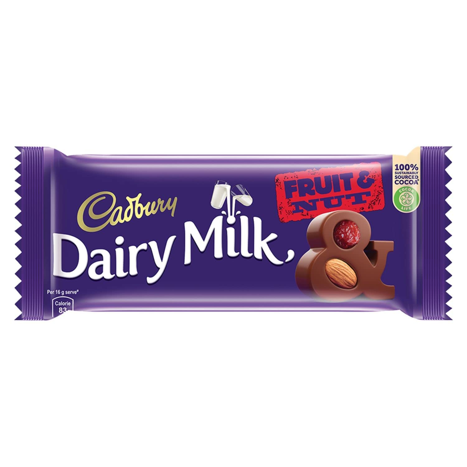 Cadbury Dairy Milk Fruit & Nut Chocolate 80GM