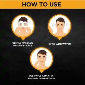 Garnier Men turbo Bright  Double Action 2 in 1 Face wash 150ml
