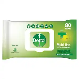Dettol Original Multi Use Skin & Surface Wipes 80s
