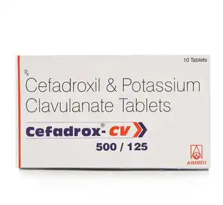 Cefadrox CV 500mg/125mg Tablet 10s