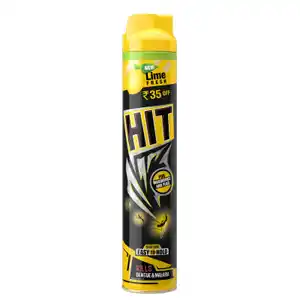HIT Mosquito & Fly Killer Spray Lime Fragrance Black 400 ml