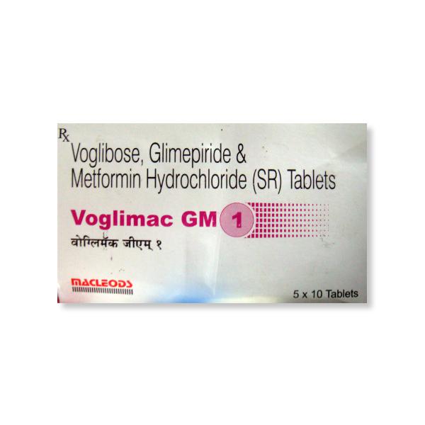 वोग्लिमैक जीएम 1 टैबलेट एसआर 10एस