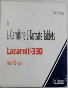 लैकार्निट 330 मिलीग्राम टैबलेट 10 एस