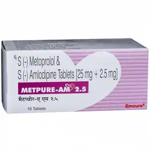 Metpure-AM 2.5mg/25mg Tablet 10s