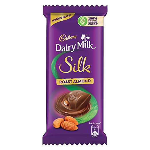 Cadbury Dairy Milk Silk Roast Almond Chocolate 143gm