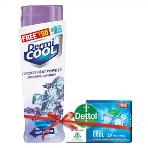 Dermicool Prickly Heat Powder Lavender 150gm