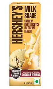Hersheys Milk Shake Cashew Butterscotch Ice Cream Flavor 180ml