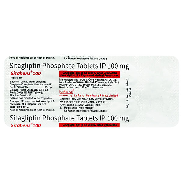 Sitahenz 100mg Tablet 10s