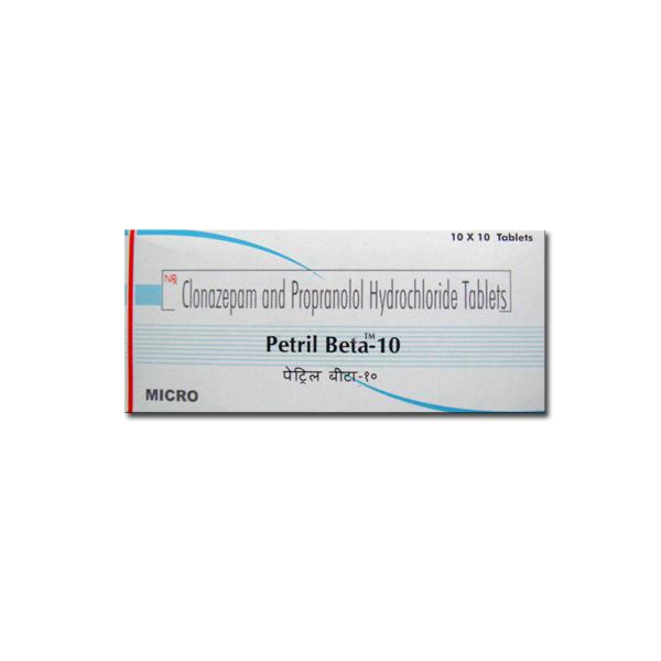 Petril Beta 0.25mg/10mg Tablet 10s