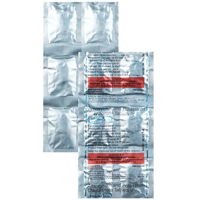 Polyclav 250mg/125mg Tablet 6s