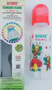 Bonne Tender Kare Maxi Feeder With Silicone Nipple Bottle 250ml