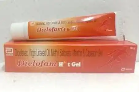 Diclofam Hot Pain Relief Gel 30gm