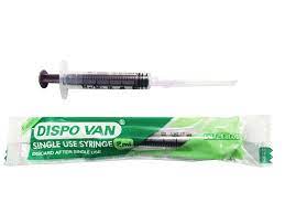 Dispovan 2ml Syringe 24G 1s