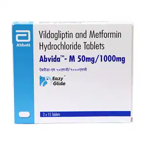 Abvida M 50mg/1000mg Tablet 15s