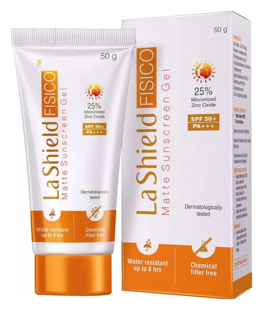 La Shield Fisico Matte SPF 50 PA+++ Sunscreen Gel 50gm