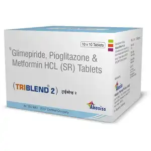 ट्राइब्लेंड 2mg/500mg/15mg टैबलेट