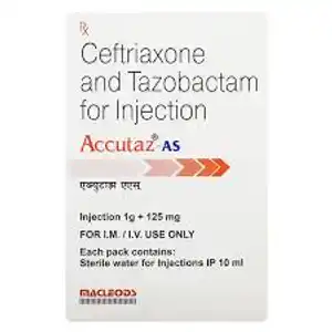 Accutaz AS 1000mg/125mg इंजेक्शन