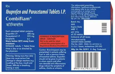 Combiflam 400mg/325mg Tablet