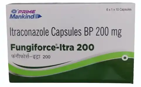 फंगिफोर्स इट्रा 200मिलीग्राम कैप्सूल 10एस