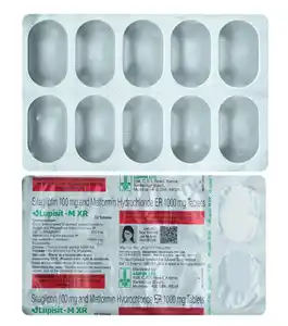 Lupisit M 100mg/1000mg Tablet XR 10s