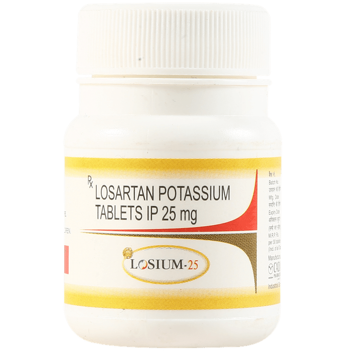 लोसियम 25mg गोली 30 के दशक के बा
