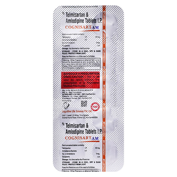 Cognisart AM 40mg/5mg Tablet 10s