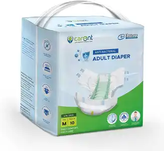 Carent Anti Bacterial Adult Diaper Medium 10s