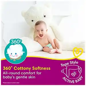 Pampers Active Baby Diaper L 18s