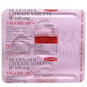 Vigore 100mg Red Tablet 4s