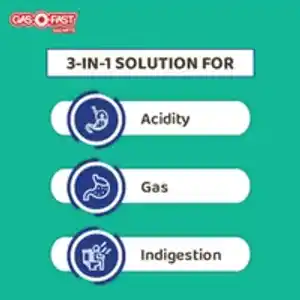 Gas O Fast Sachet Lemon 5gm