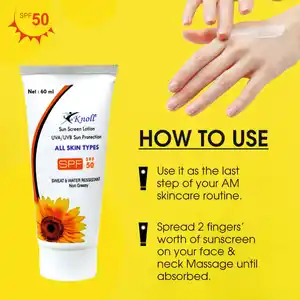 Knoll Sun Screen SPF 50 Lotion 60ml