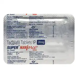 Super Manforce 20mg Tablet