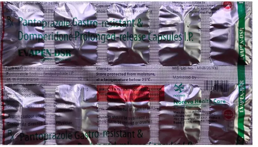Evapen D 30mg/40mg Capsule SR 10S