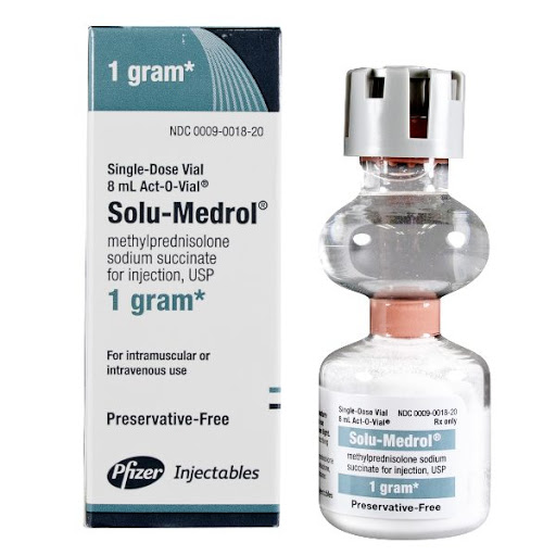 Solu Medrol 1gm Injection 8ml